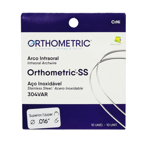 OrthoMetric SS Archwires - Round (10/Pk)