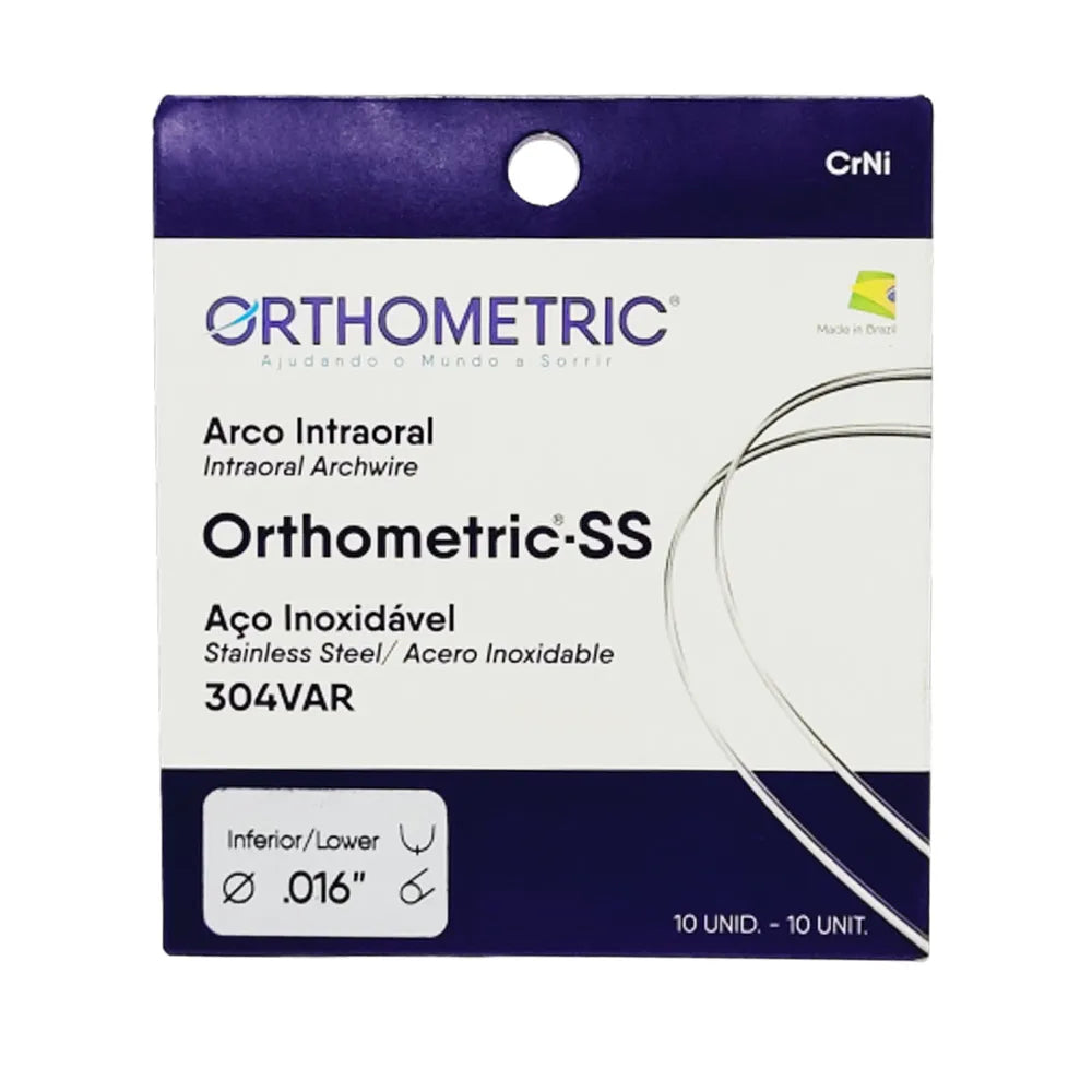OrthoMetric SS Archwires - Round (10/Pk)