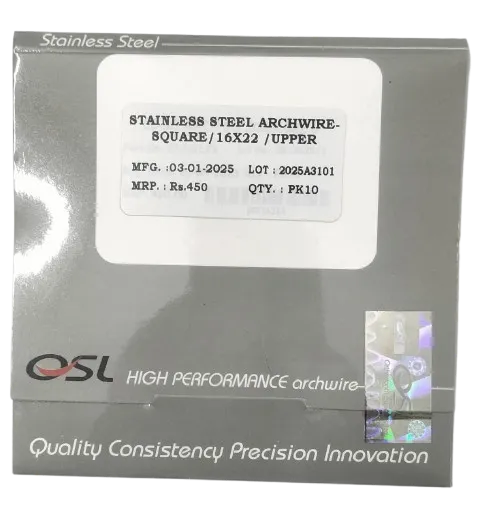 OSL SS Square Form Archwires - Rectangular (Pack Of 10)