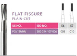 Prima Dental Flat Fissure Bur (Plain Cut)