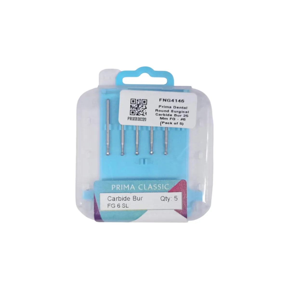 Prima Dental Round Surgical Carbide Bur FG 25 Mm (Pack of 5)
