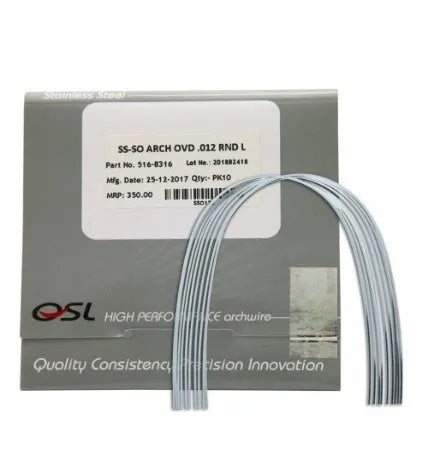 OSL Stainless Steel Ovoid Form Archwires - Round
