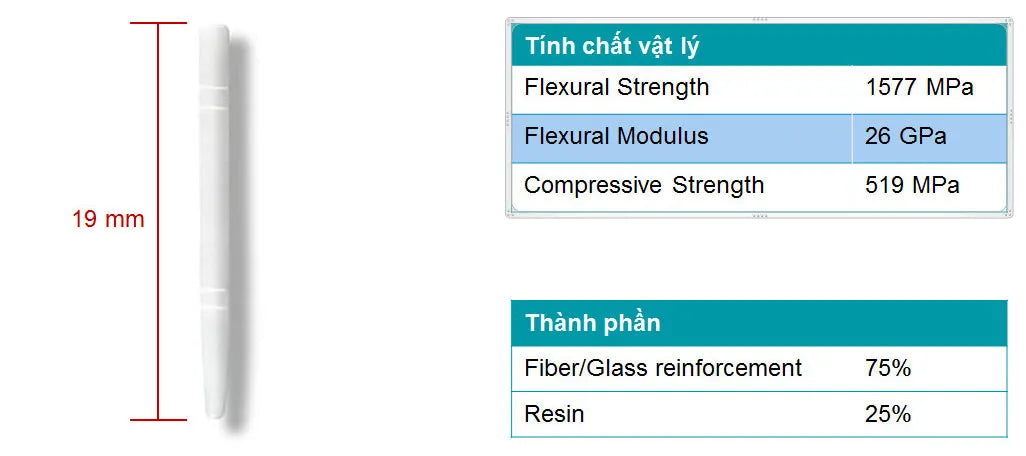 Coltene Tenax Fibre Posts Translucent - Refills