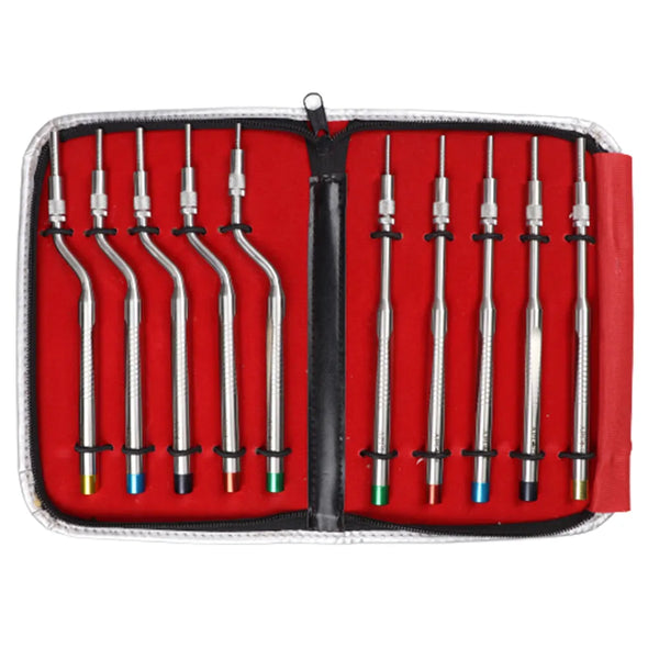Api+ Osteotomes Concave With Stoppers Set of 10