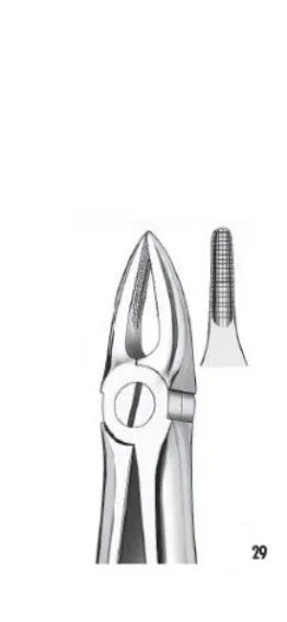 Waldent Tooth Extraction Forceps Upper Roots & Incisor, No.29 (1/117)