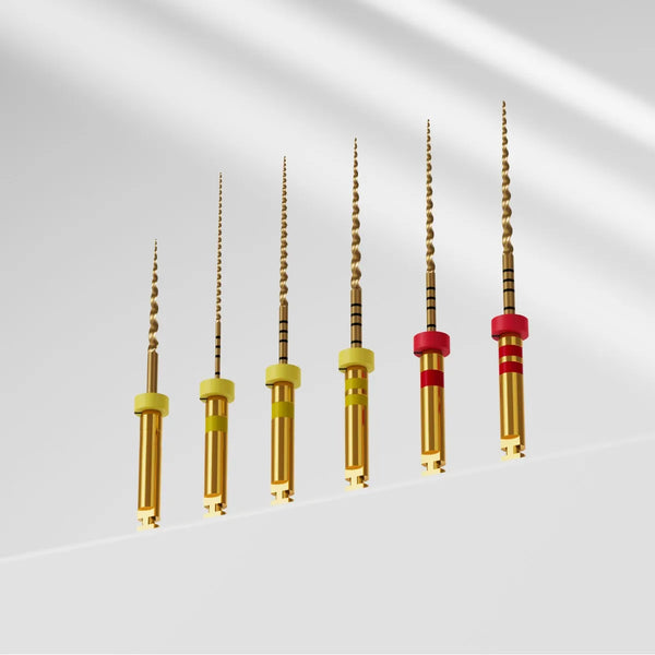 Waldent Wal-flex Gold Rotary Files 21mm