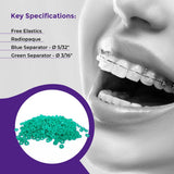 OrthoMetric Elastomerics Ring Separator (Pack of 1000)