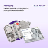 OrthoMetric Iceram-S Monocrystalline Ceramic Bracket MBT 022 - (10.91.2000)