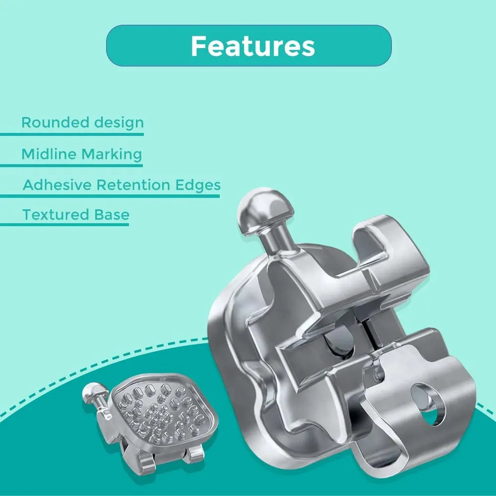 OrthoMetric U Clip Self Ligating Bracket Kit Roth 022 - (10.45.2304)