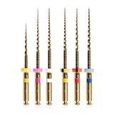 Woodpecker Endo Plus Heat Treated Gold Rotary Files