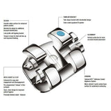 3m Unitek Smart Clip Self Ligating Brackets MBT